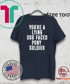 YOU'RE A LYING DOG FACED PONY SOLDIER Funny Biden Quote 2020 T-Shirt