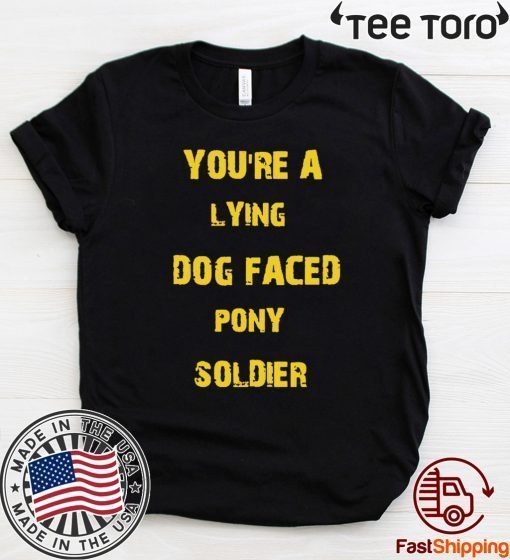 YOU'RE A LYING DOG FACED PONY SOLDIER Funny Biden For T-Shirt