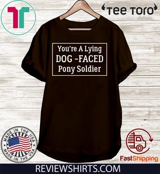 YOU'RE A LYING DOG FACED PONY SOLDIER SHIRT - JOE BIDEN 2020 T-SHIRT