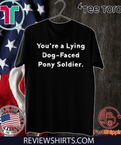 You're a Lying Dog-Faced Pony Soldier Joe Biden 2020 T-Shirt