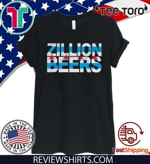 Zillion Beers CHI Flag For T- Shirt