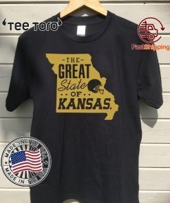 the great state of kansas Kansas city football Official T-Shirt