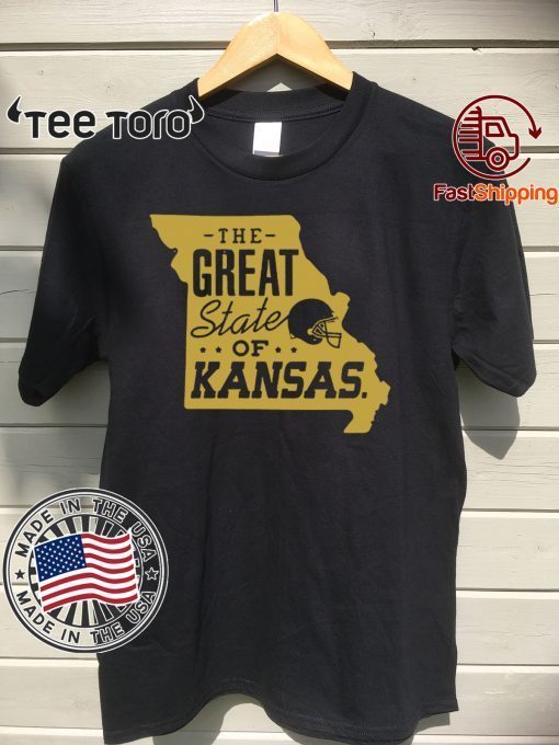 the great state of kansas Kansas city football Official T-Shirt