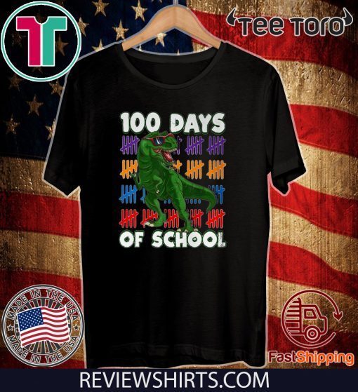 100 Days Of School 100th Day Dino Classic T-Shirt