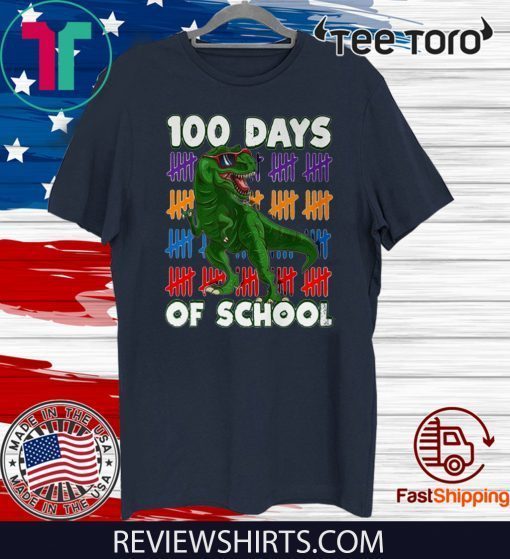 100 Days Of School 100th Day Dino Classic T-Shirt