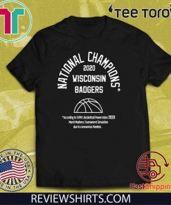 NATIONAL CHAMPIONS 2020 T-SHIRT – WISCONSIN BADGERS SHIRT