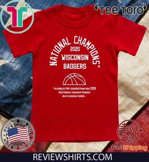 NATIONAL CHAMPIONS 2020 T-SHIRT – WISCONSIN BADGERS SHIRT