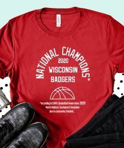 ORIGINAL NATIONAL CHAMPIONS 2020 T-SHIRT – WISCONSIN BADGERS