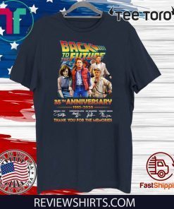 35th anniversary of Back To The Future 1985 2020 thank you for the memories Hot T-Shirt