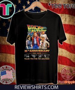 35th anniversary of Back To The Future 1985 2020 thank you for the memories Hot T-Shirt