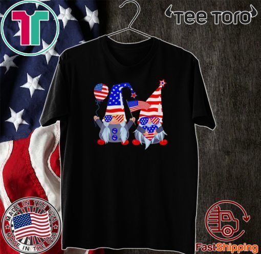 4th of July American flag gnomes US T-Shirt