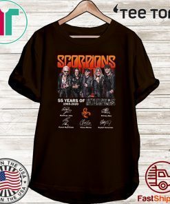 55 years of Scorpions 1965 2020 signatures Unisex T-Shirt