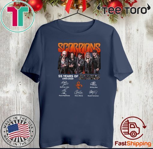 55 years of Scorpions 1965 2020 signatures Unisex T-Shirt