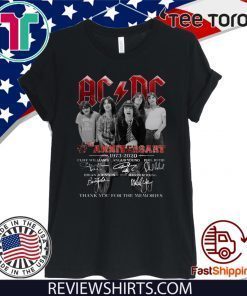 ACDC 47th Anniversary 1973 2020 thank you for the memories Shirt T-Shirt