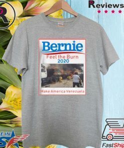 BERNIE FEEL THE BERN 2020 MAKE AMERICA VENEZUELA OFFICIAL T-SHIRT