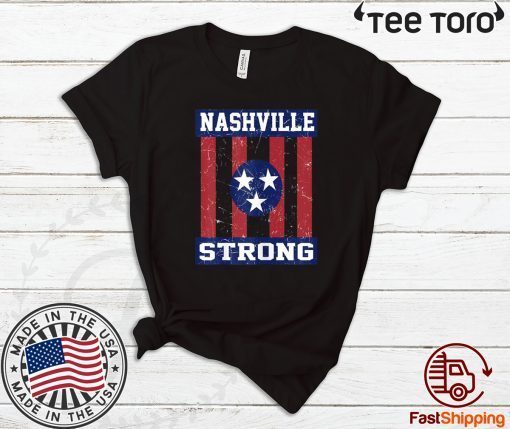 Nashville Strong Shirt Retro Vintage Nashville Official T-Shirt