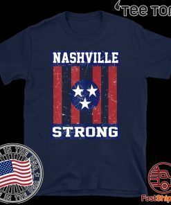 Nashville Strong Shirt Retro Vintage Nashville Official T-Shirt