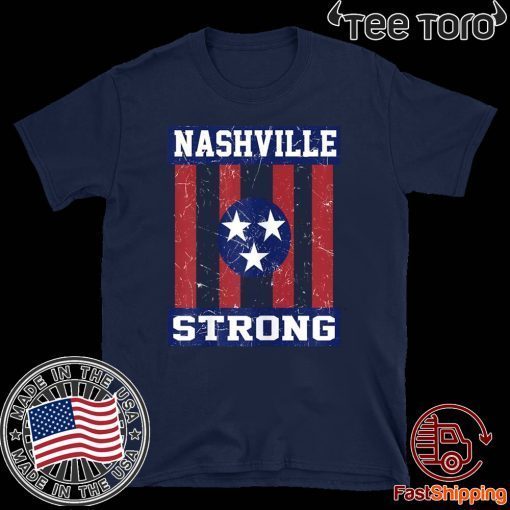 Nashville Strong Shirt Retro Vintage Nashville Official T-Shirt