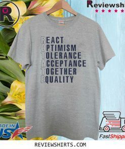 Rotate react optimism tolerance acceptance together equality Official T-Shirt