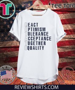 Rotate react optimism tolerance acceptance together equality Official T-Shirt