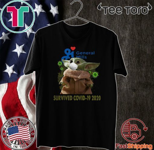 Official Baby Yoda General Mills Survived Covid 19 2020 T-Shirt