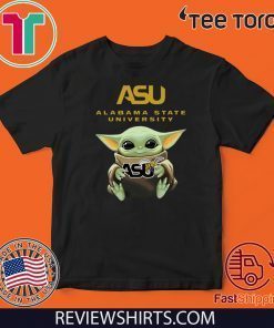 Baby Yoda Hug Alabama US Official T-Shirt