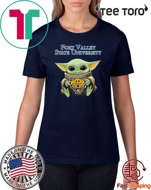 Baby Yoda Hug 2020 Fort Valley State University Shirt