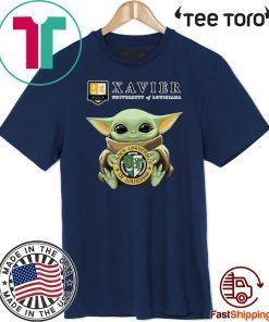 Baby Yoda Xavier University Of Louisiana Official T-Shirt