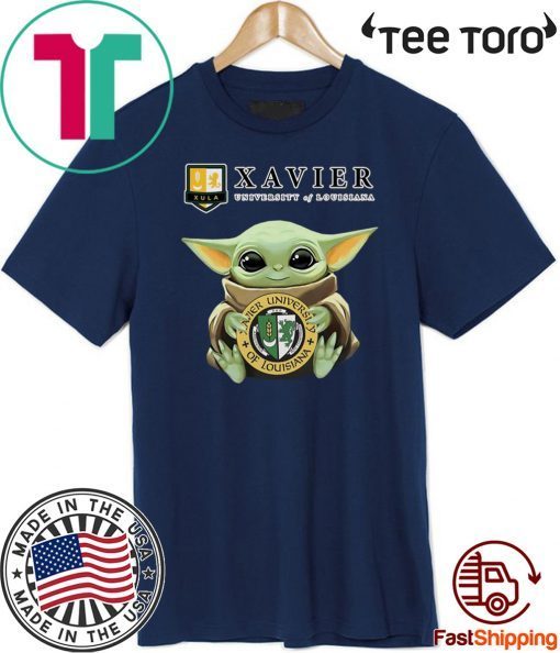 Baby Yoda Xavier University Of Louisiana Official T-Shirt