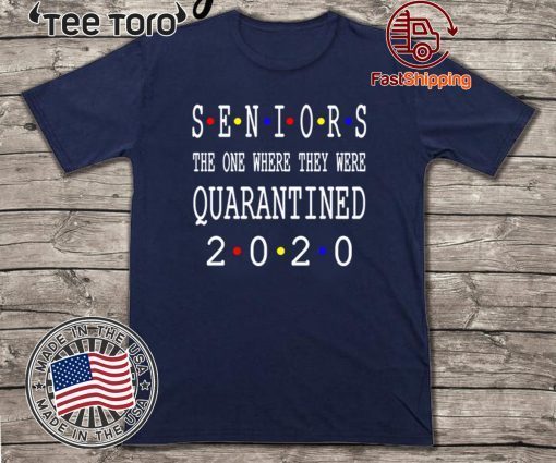 Original Class Of 2020 Graduation Senior Funny Quarantine - Senior 2020 Shit Getting Real T-Shirt