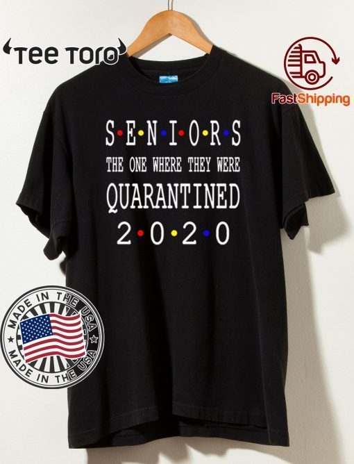 Original Class Of 2020 Graduation Senior Funny Quarantine - Senior 2020 Shit Getting Real T-Shirt