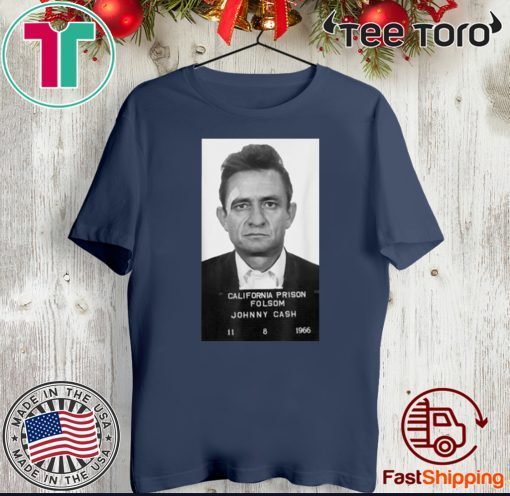 California Prison Folsom Johnny Cash Official T-Shirt