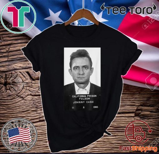 California Prison Folsom Johnny Cash Official T-Shirt