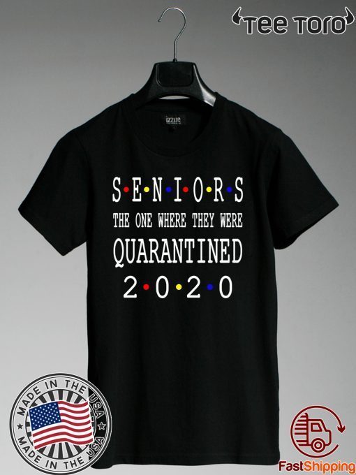 Class Of 2020 Graduation Senior Funny Quarantine Official T-Shirt- Senior 2020 Shit Getting Real Shirt