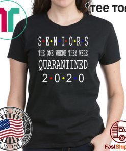 Class Of 2020 Graduation Senior Funny Quarantine - Senior 2020 Shit Getting Real Official T-Shirt