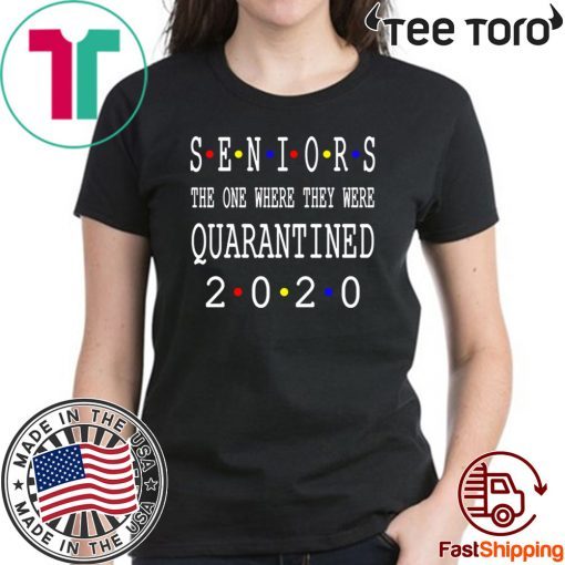 Class Of 2020 Graduation Senior Funny Quarantine - Senior 2020 Shit Getting Real Official T-Shirt