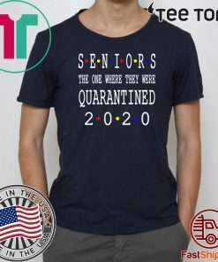 Class Of 2020 Graduation Senior Funny Quarantine - Senior 2020 Shit Getting Real Gift T-Shirt