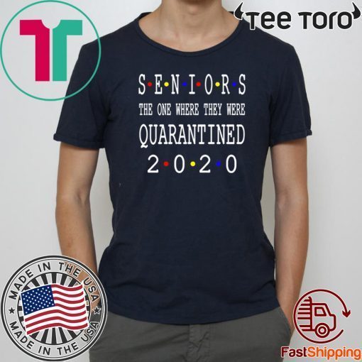 Class Of 2020 Graduation Senior Funny Quarantine - Senior 2020 Shit Getting Real Gift T-Shirt