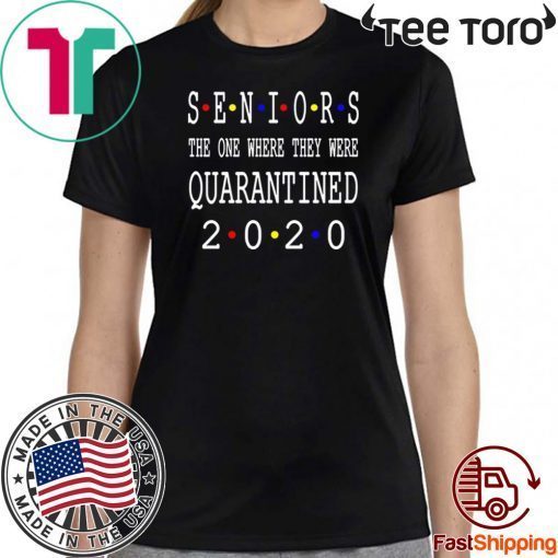 Class Of 2020 Graduation Senior Funny Quarantine - Senior 2020 Shit Getting Real Gift T-Shirt