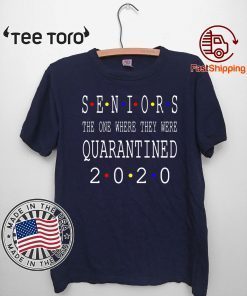 Class Of 2020 Graduation Senior Funny Quarantine – Senior 2020 Shit Getting Real Classic T-Shirt