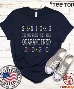 Senior 2020 Shit Getting Real TShirt - Class Of 2020 Graduation Senior Funny Quarantine