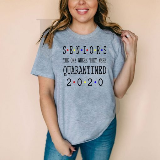 Class Of 2020 Graduation Senior Funny Quarantine – Senior 2020 Shit Getting Real Unisex T-Shirt