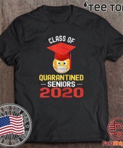 Class of 2020 Quarantined Seniors Flu Virus Quarantine Grad Tee Shirt