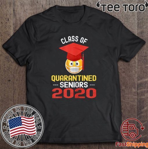 Class of 2020 Quarantined Seniors Flu Virus Quarantine Grad Tee Shirt