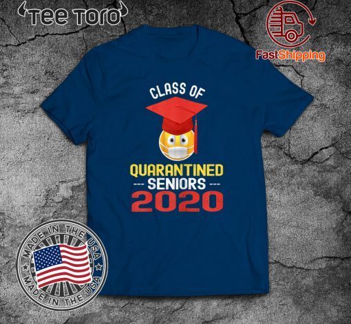 Class of 2020 Quarantined Seniors Flu Virus Quarantine Grad Tee Shirt