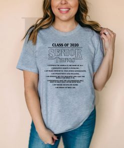 Class of 2020 Senior Things Stranger Things Official T-Shirt