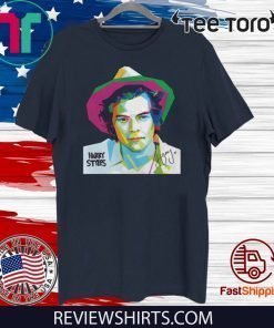 Colorful Harry Styles Art Autographed Official T-Shirt