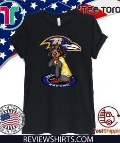 Dachshund Baltimore Ravens Official T-Shirt