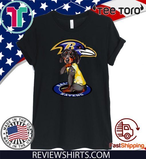 Dachshund Baltimore Ravens Official T-Shirt