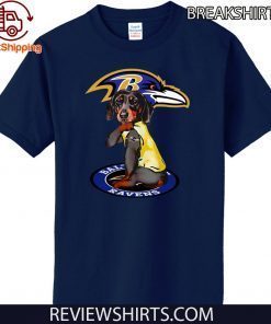 Dachshund Baltimore Ravens Official T-Shirt